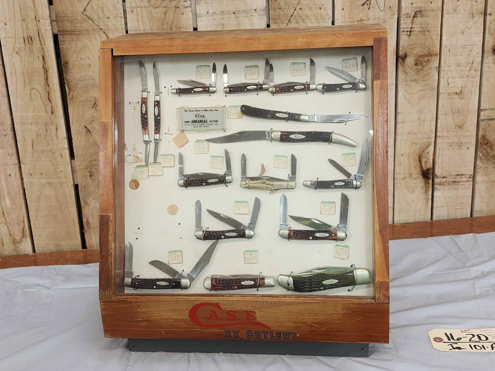 Vintage Case XX Cutlery Counter Top Display Case With NOS Knives (1 of 20)