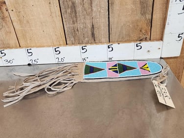 Native American Style Seed Beaded Pipe Bag