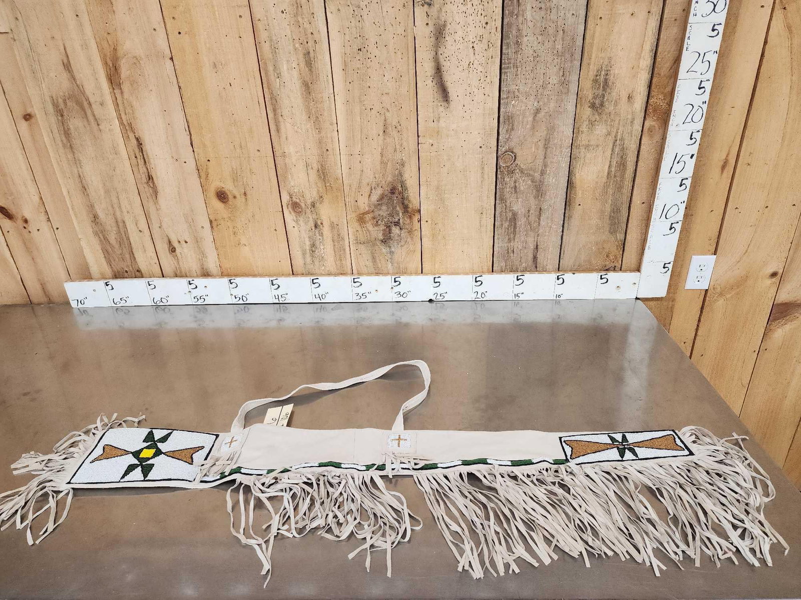 48" Seed Beaded Rifle Scabbard (1 of 5)