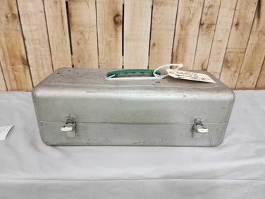 Vintage Kennedy Fishing Tackle Box With 55 Crank Bait Lures