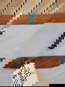 Vintage Marbles Woodcraft Fixed Blade Knife With Dheath