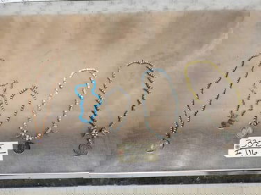 5 Native American Style Bead Necklaces