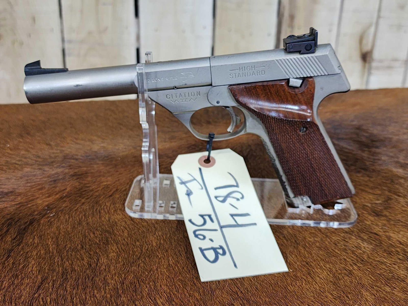 High Standard Model Citation II .22 Semi Auto Pistol (1 of 6)