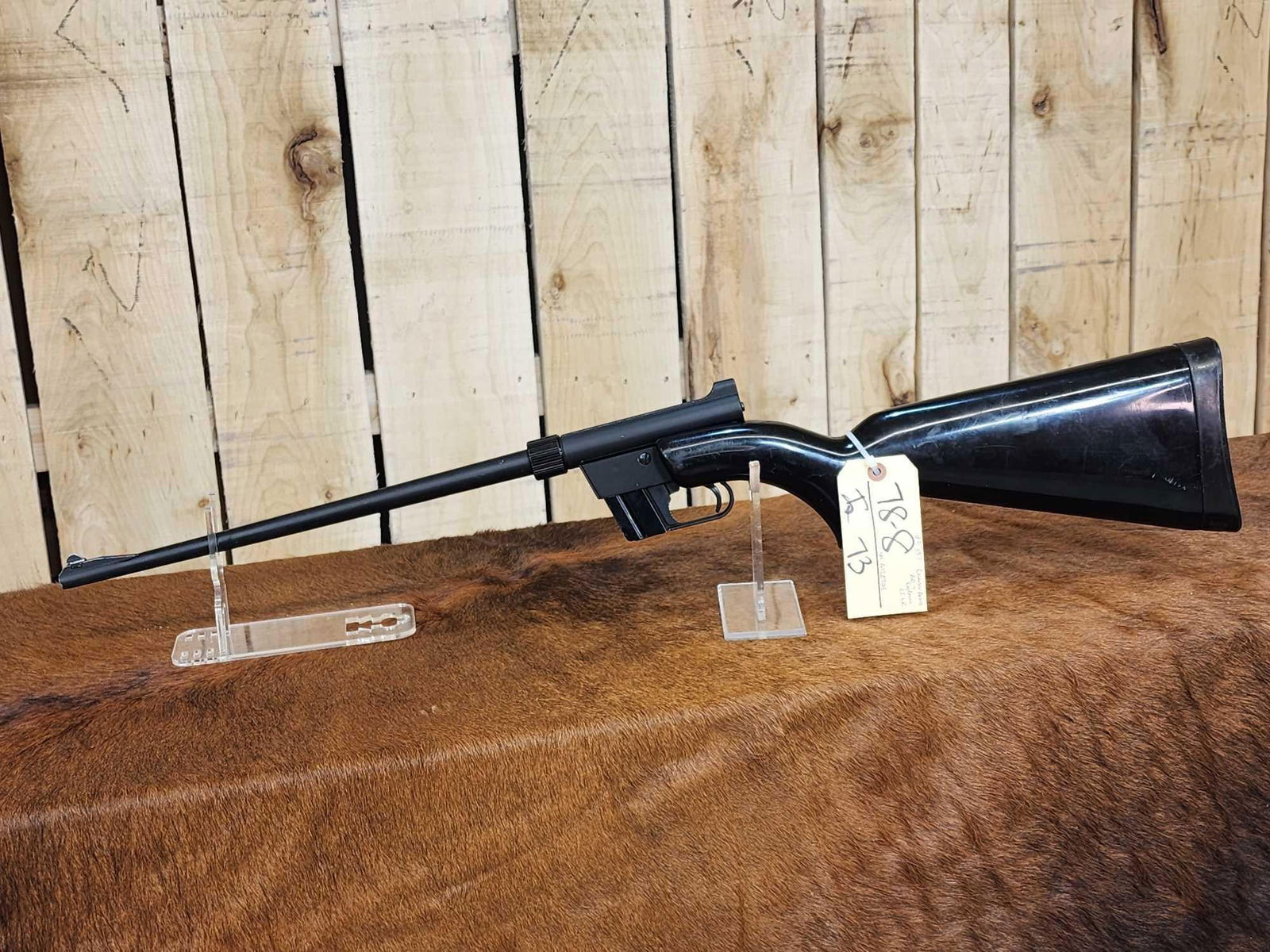 Charter Arms Model AR7 Explorer. 22 Semi Auto Rifle: 78.8 Backpacking survival gun breaks down fits in stock SN A120704