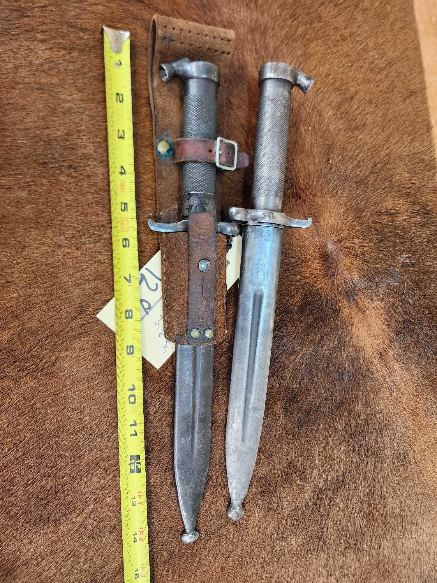 2 Model 98 Mauser Bayonets: 57.8 One money buys the pair