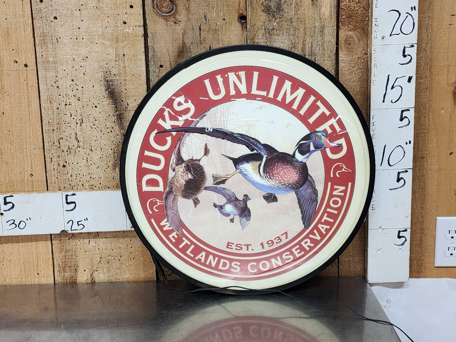 Ducks Unlimited Lighted Sign (1 of 4)