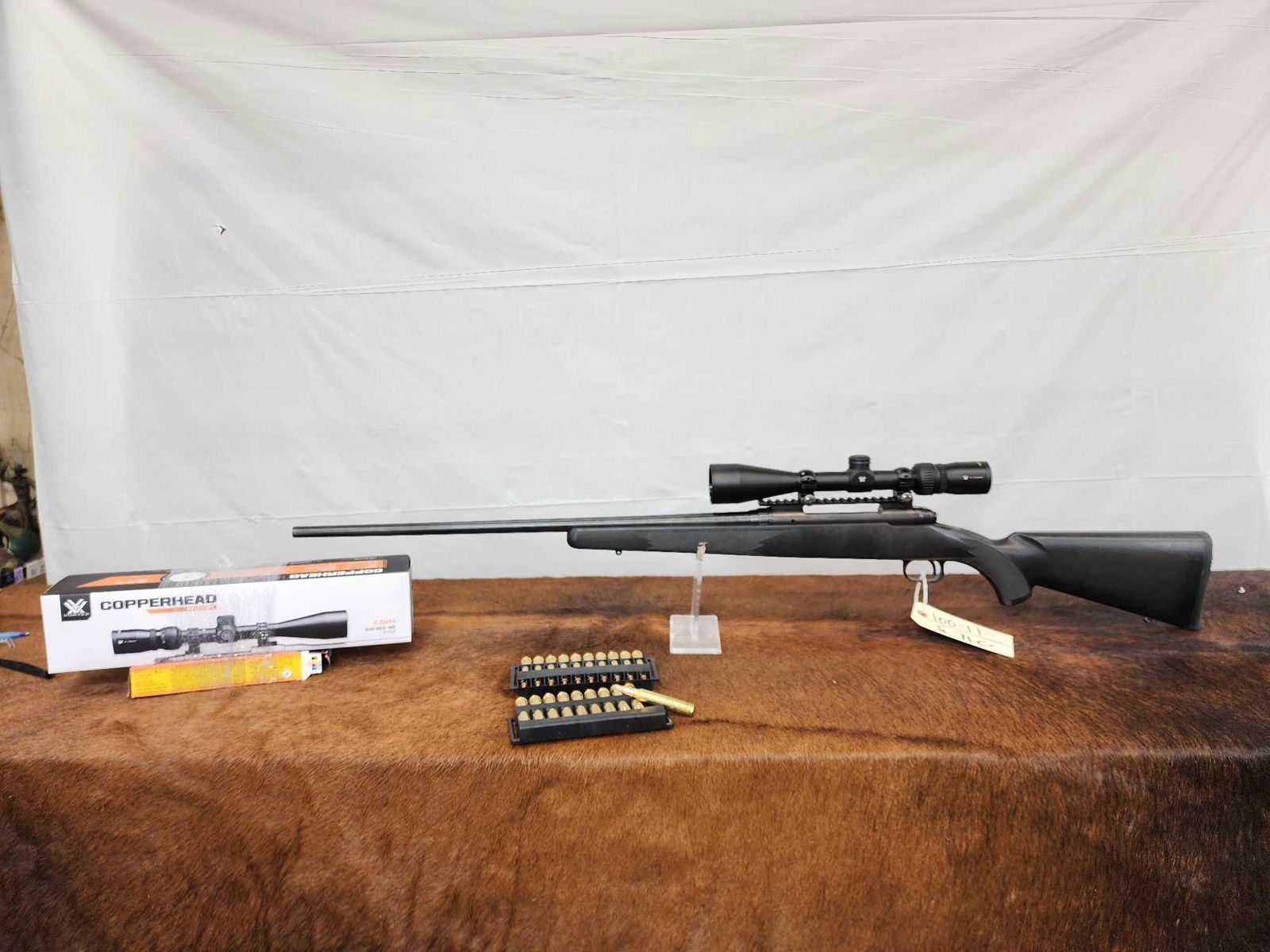 Savage Model 111 .300 Win Mag Lever Action Rifle: 100.11 Solid gun 24" barrel shiny bore good rifling with Vortex Copperhead scope 20 Rounds of ammunition SN F971003