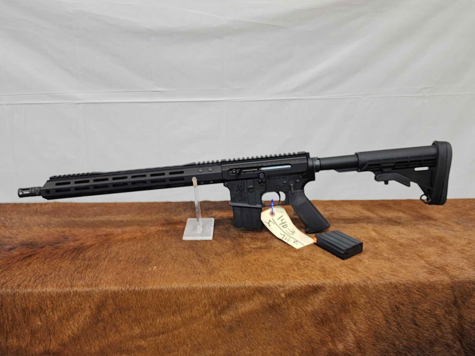 Bear Creek Arsenal Model BCA15 350 Legend Left Handed Semi Auto Rifle: 140.3 New like new never fired with extra mag SN AO88900