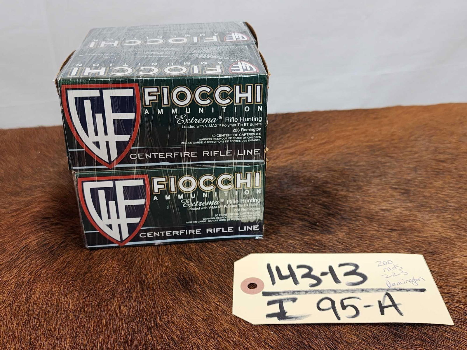 200 Rounds Of Fiocchi .223 Ammunition: 143.13