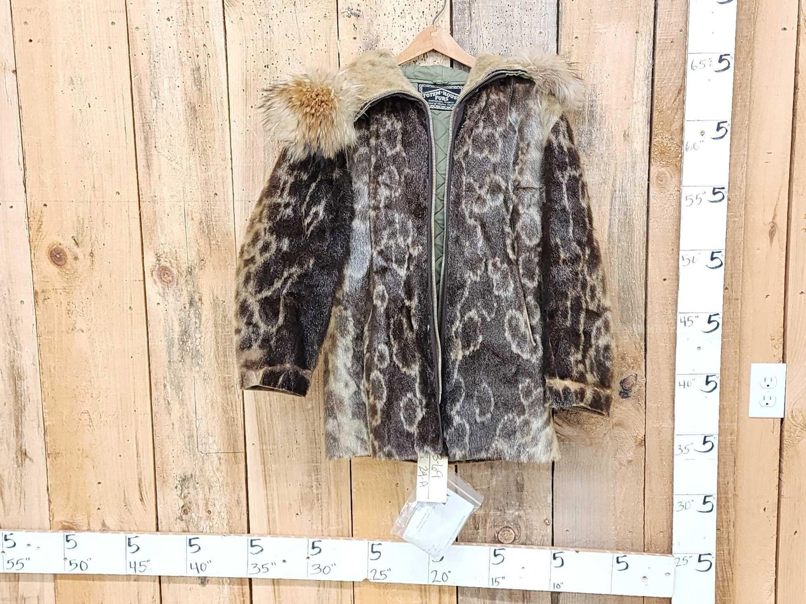 Vintage Seal Skin Waist Length Hooded Coat (1 of 13)