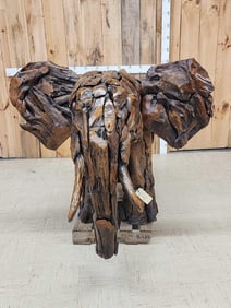 Spectacular Elephant Driftwood Sculpture