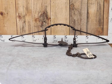 Early Blacksmith Made Grizzly Bear Trap
