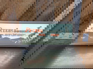 Peters Ammunition Lighted Advertising Sign