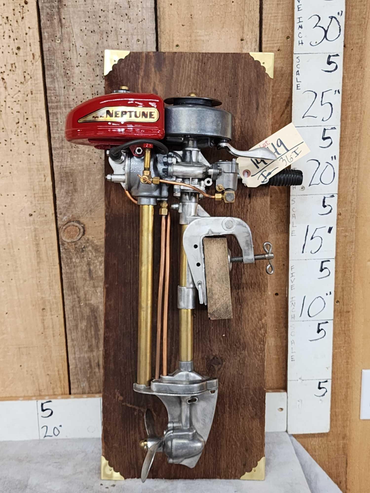 Circa 1939 Neptune Mighty Mite 1.5HP Outboard Boat Motor (1 of 6)