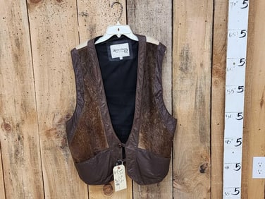 African Blesbok Skin Mens Size Large Vest
