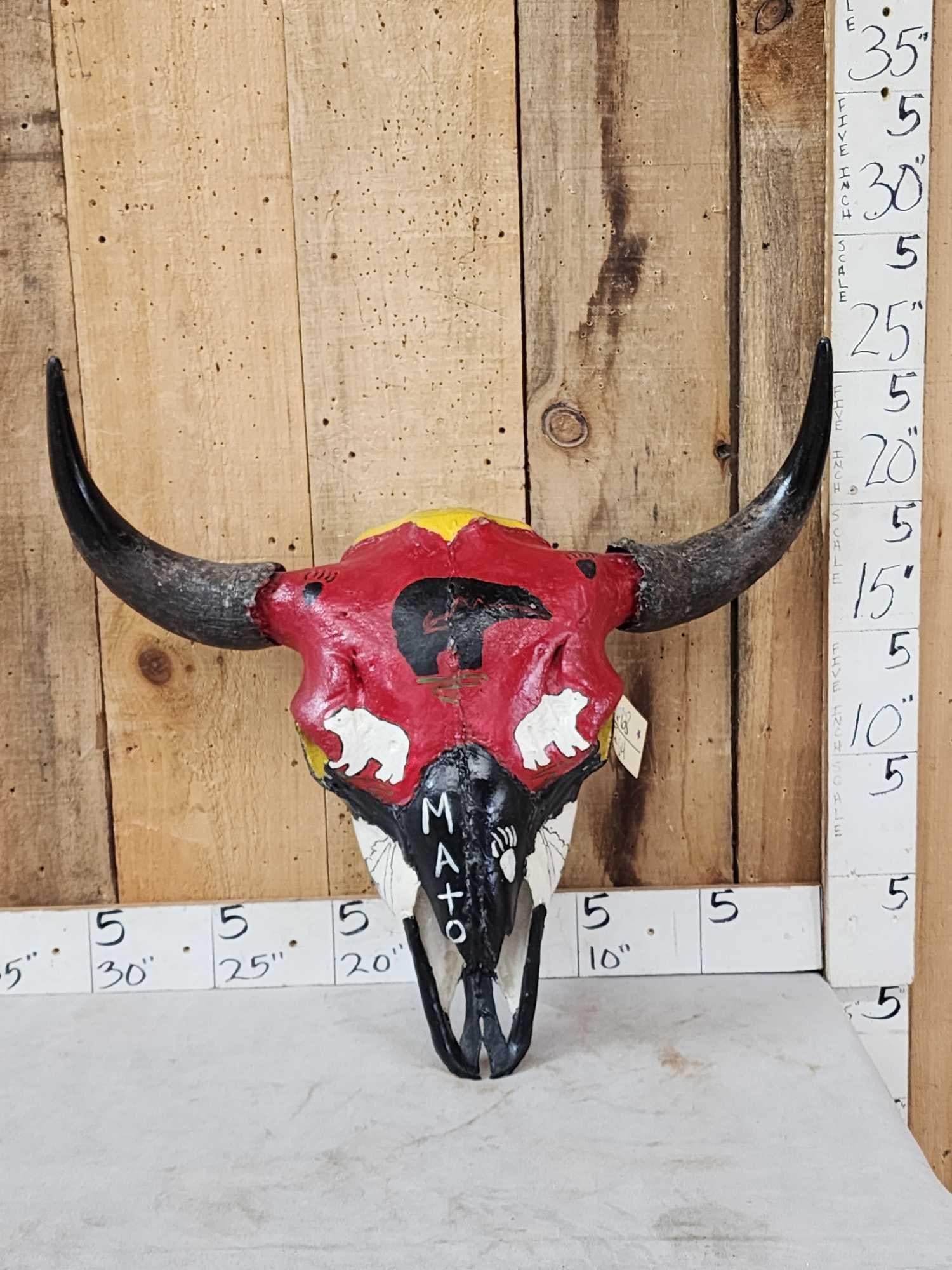 American Bison Buffalo Skull Native American Artwork (1 of 4)