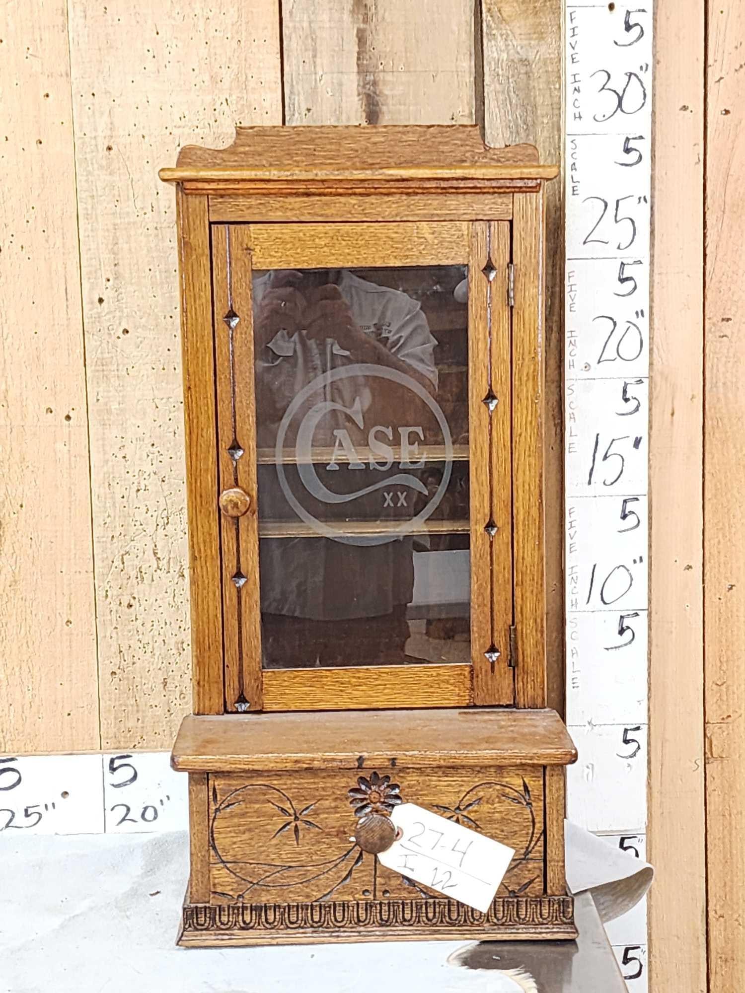 Oak Case Knife Cabinet (1 of 8)