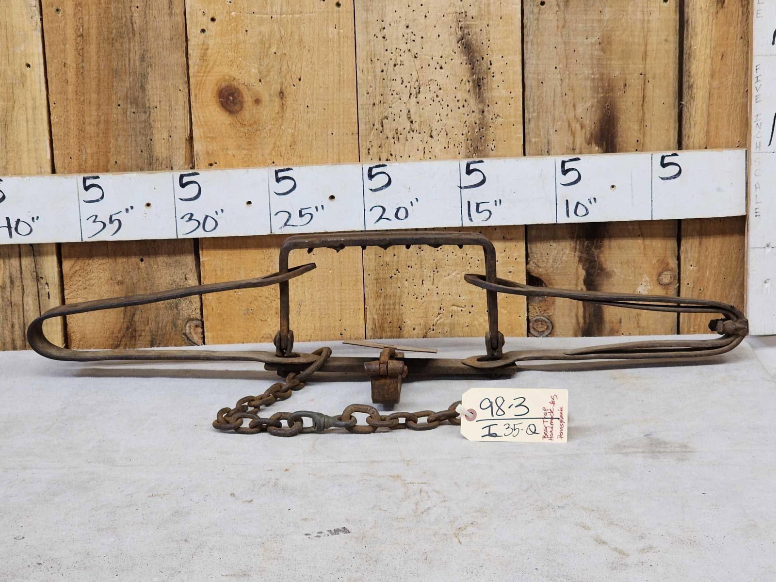 Vintage Hand Made Bear Trap (1 of 5)