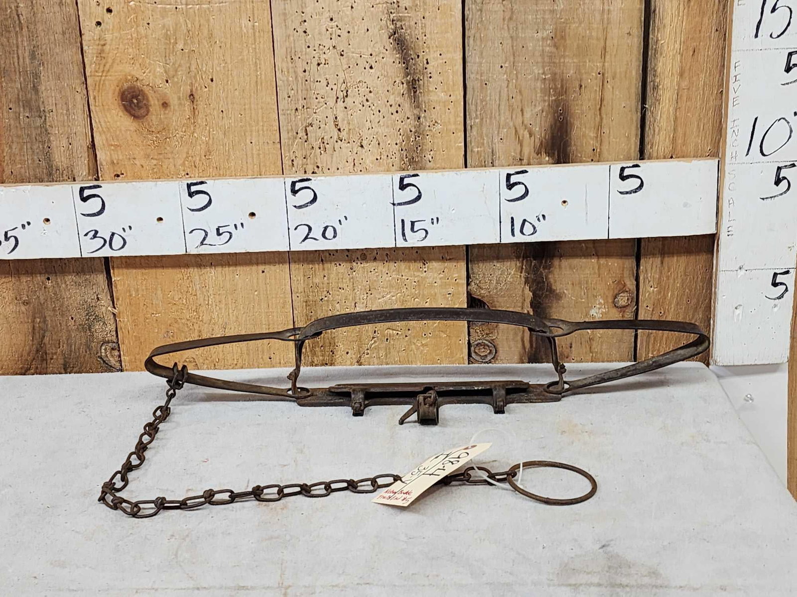 Vintage Nelson Boode #5 Trails End Double Long Spring Animal Trap (1 of 10)