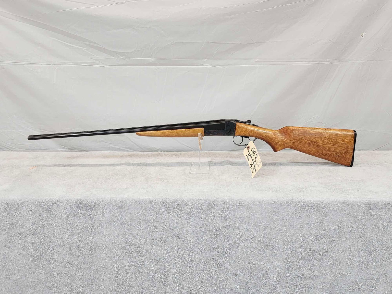 Stevens Model 311A 410 Double Barrel Shotgun: 99.3 Great condition for its age minor normal wear 26" barrel full mod chokes shiny bore nice case hardening nice gun SN NA
