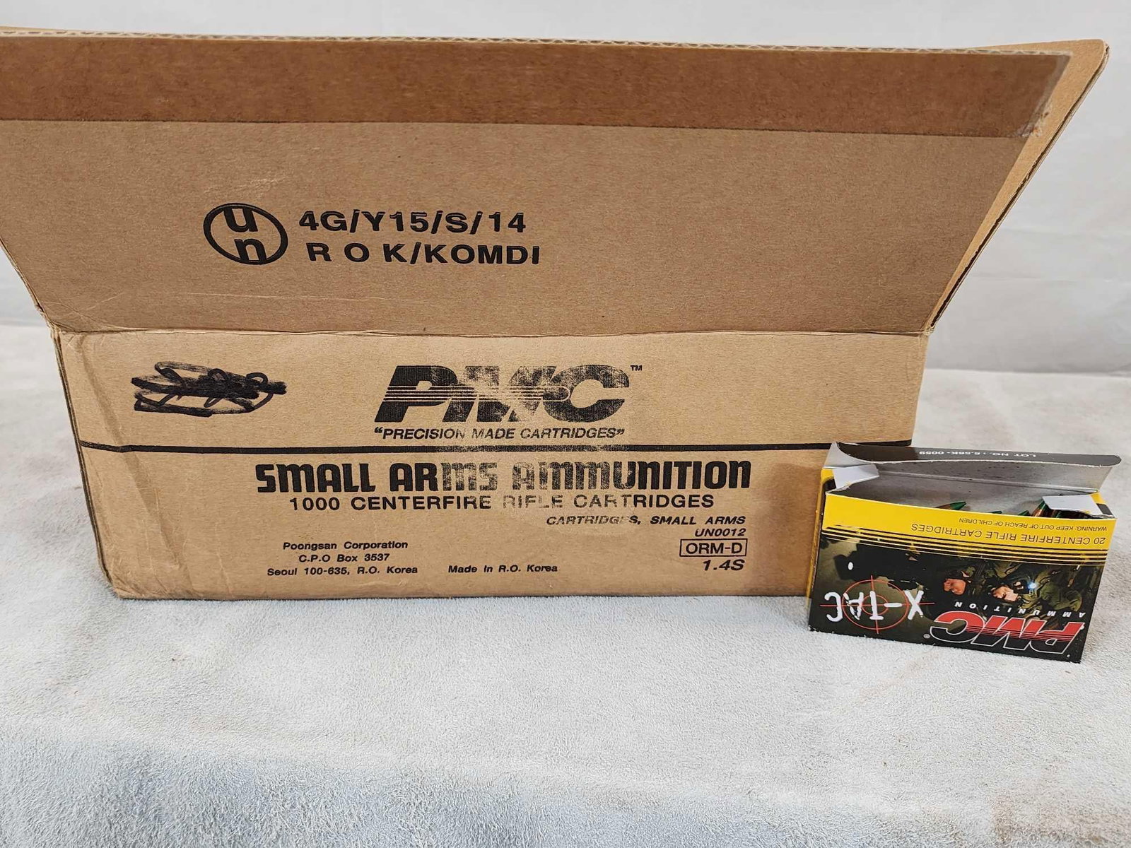 1000 Rounds Of PMC 5.56 Ammunition: 95.25 Brand new we JUST opened the box