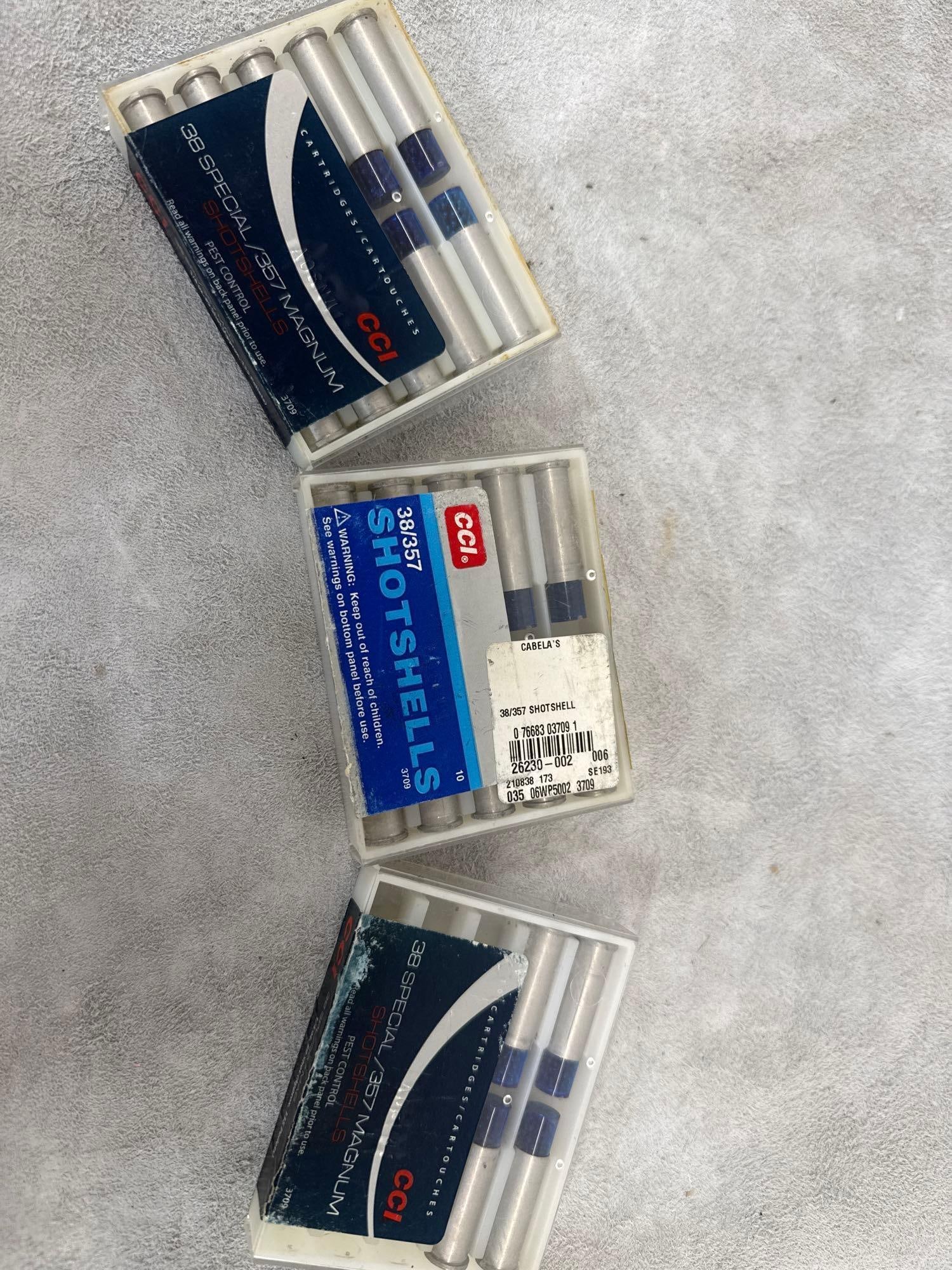 24 Rounds of 38 Spl/357 Mag Pest Control Shot Shells (1 of 2)