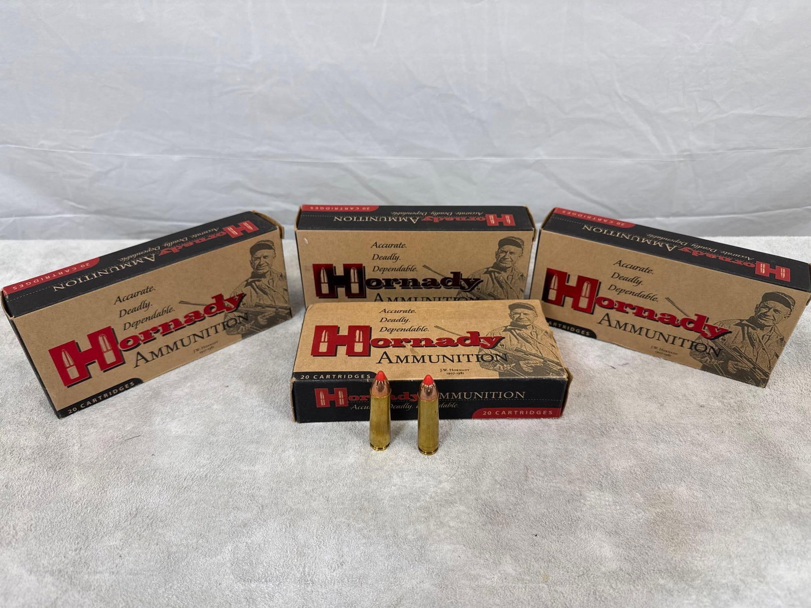 79 Rounds of 450 Bushmaster Ammunition: 95.18 Hornady custom 250 grain ftx ammo