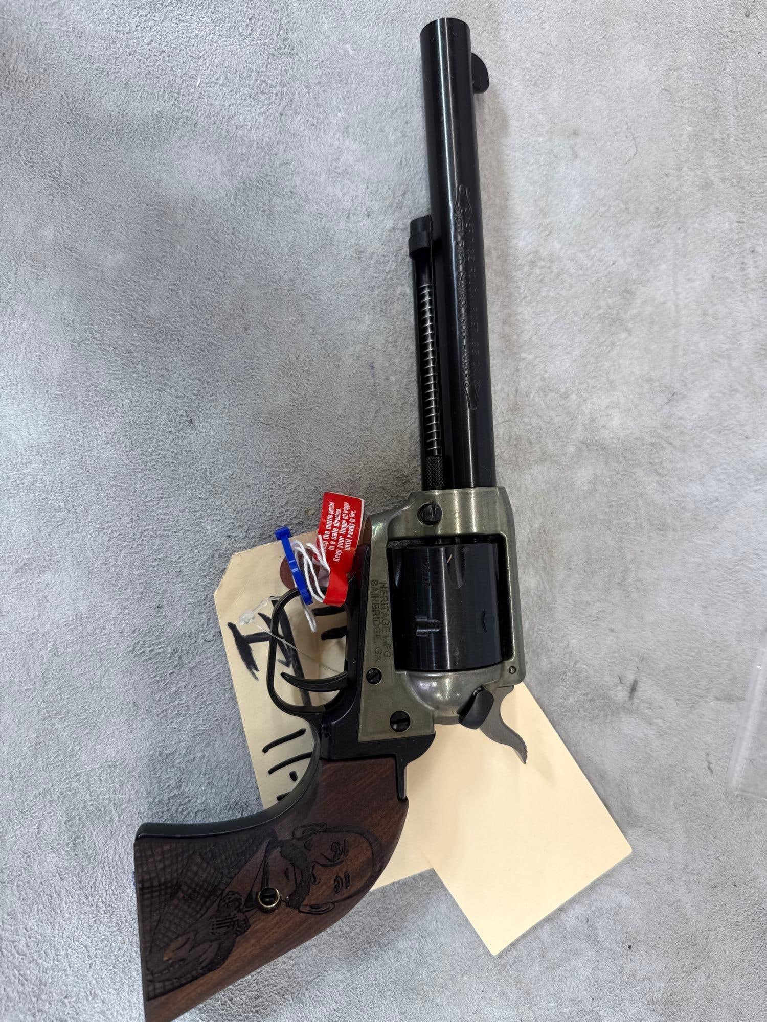 Heritage Manufacturing Rough Rider 22 LR Revolver: 114.35 new in box never fired sn 3PH219600