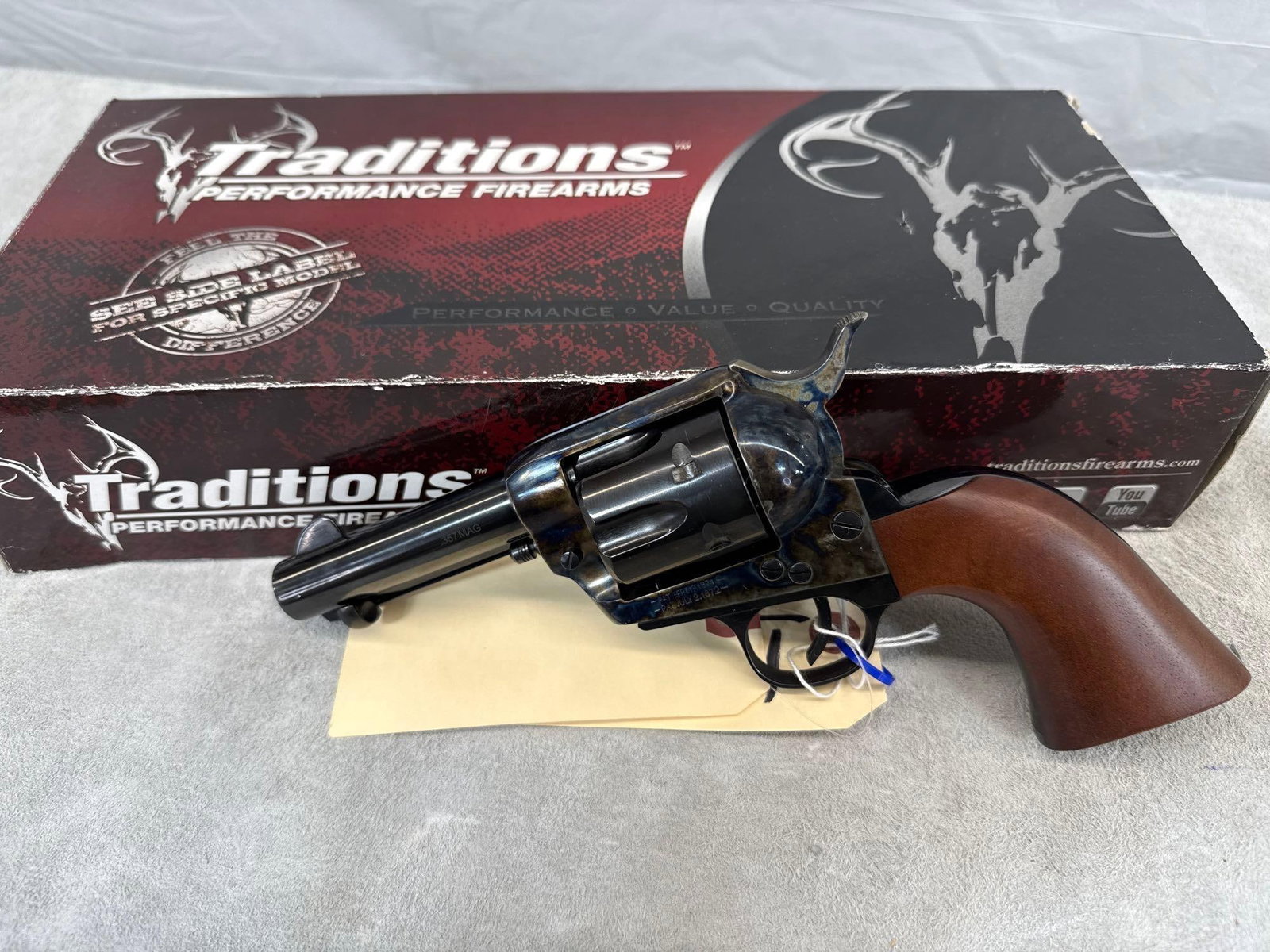 Traditions 1873 SA Frontier Series.357 Magnum Revolver: 114.28 new in box never fired sn E160450