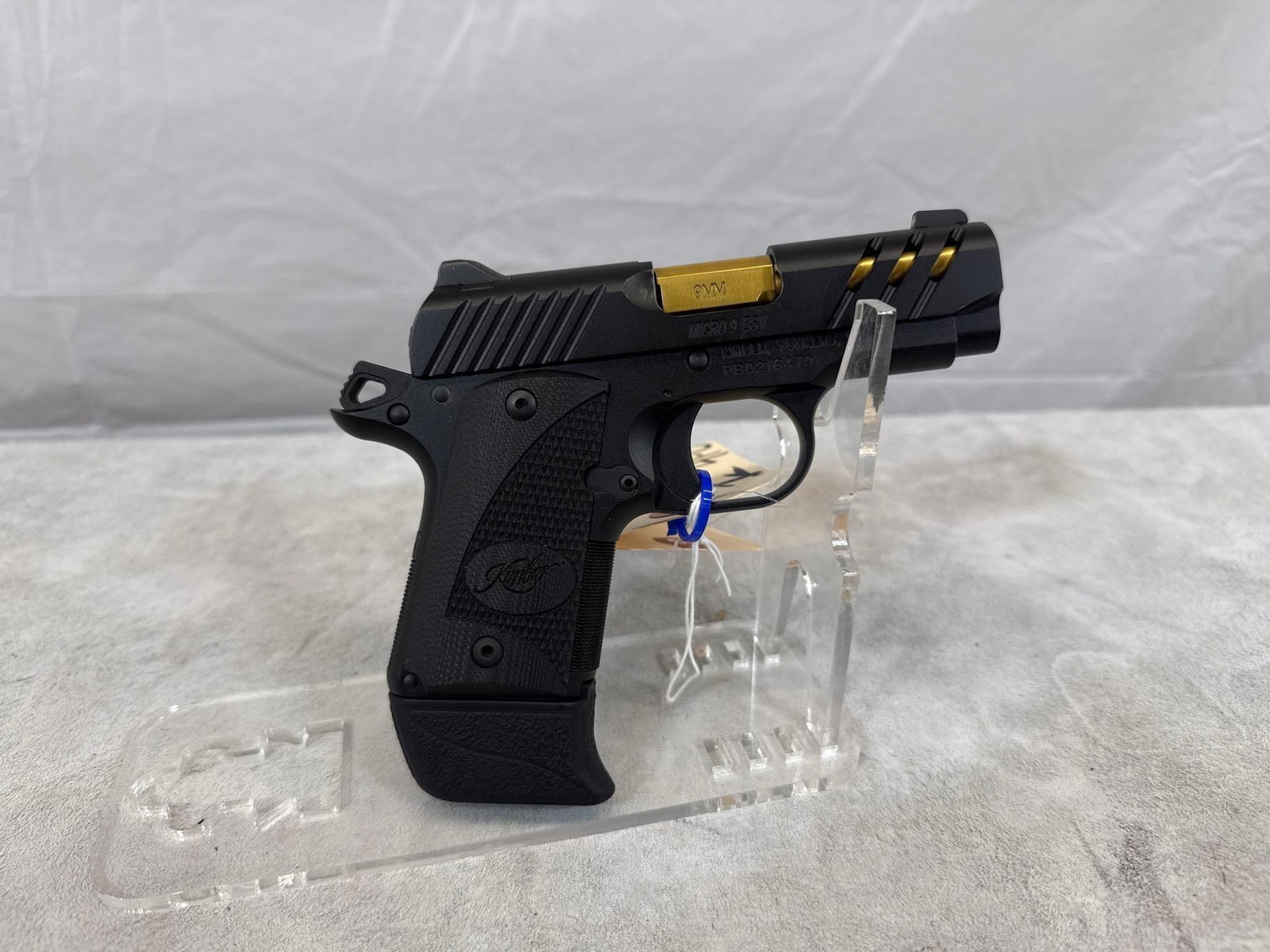 Kimber Micro 9 ESV 9mm Semi Auto Pistol: 114.32 Used in great condition 3 inch barrel good rifling shinny bore sn PB0216470