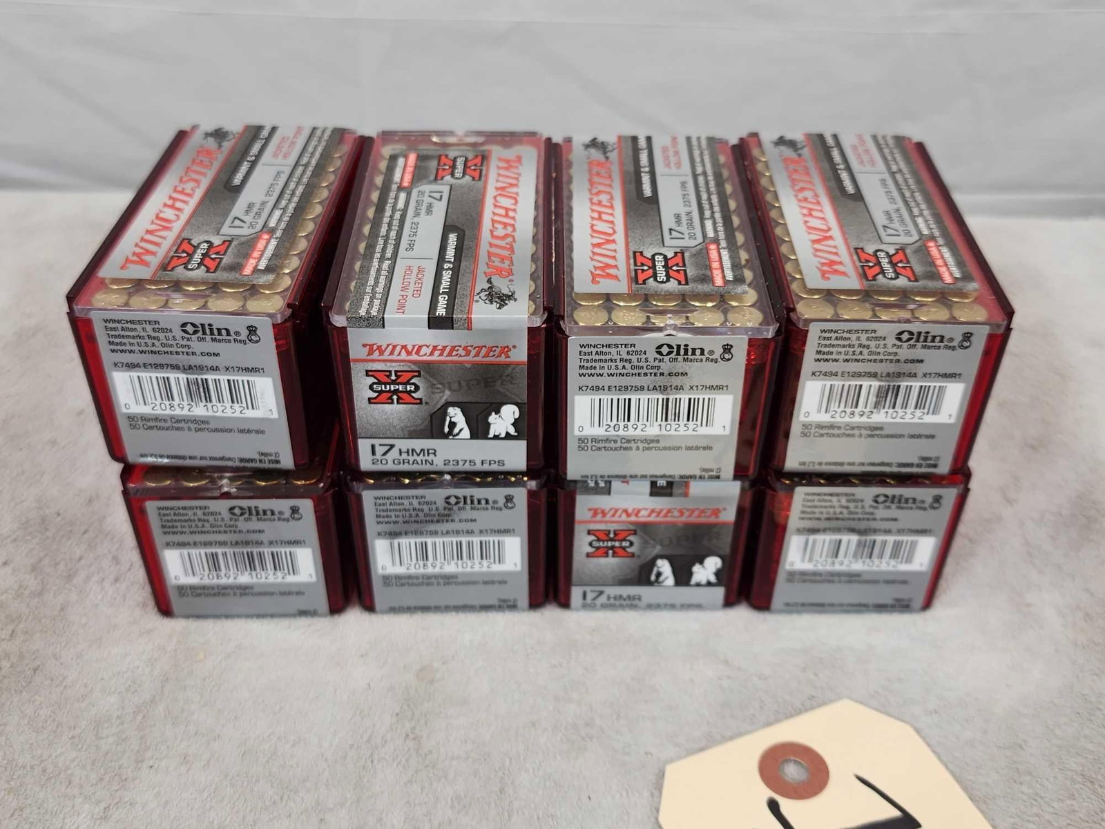 400 Rounds Of 17 HMR Ammunition (1 of 2)