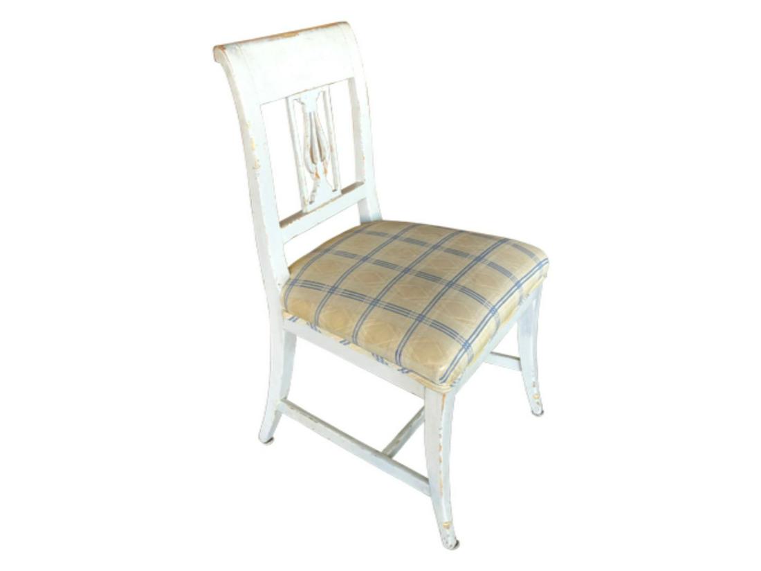 Gustavian Style Painted Side Chair (1 of 6)