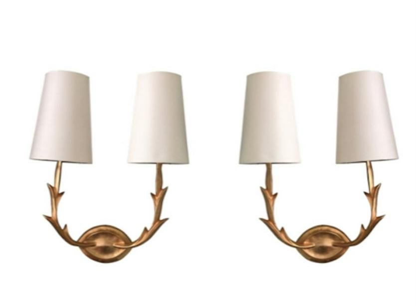 Gold Leaf Twig Sconces, Pair (1 of 7)