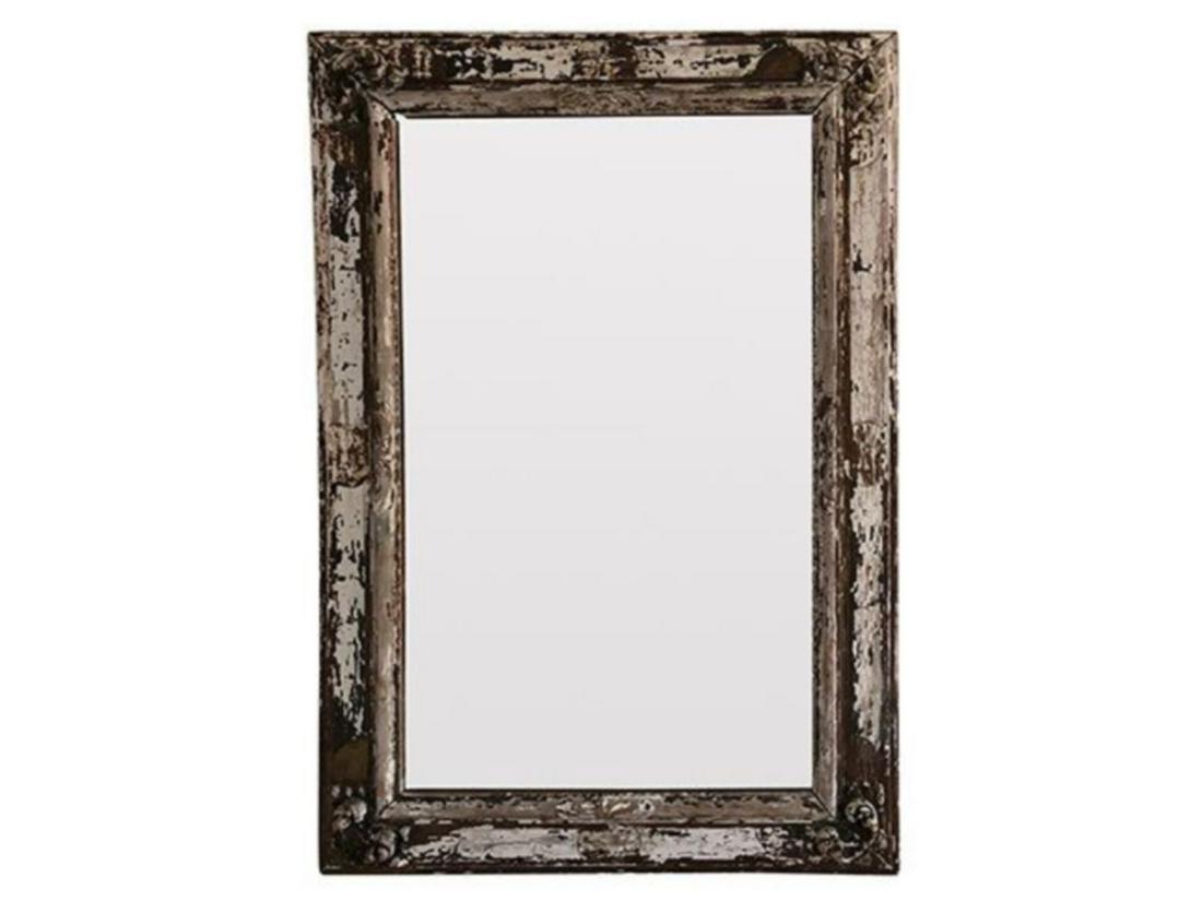 Oversized Distressed Wood Floor Mirror (1 of 8)