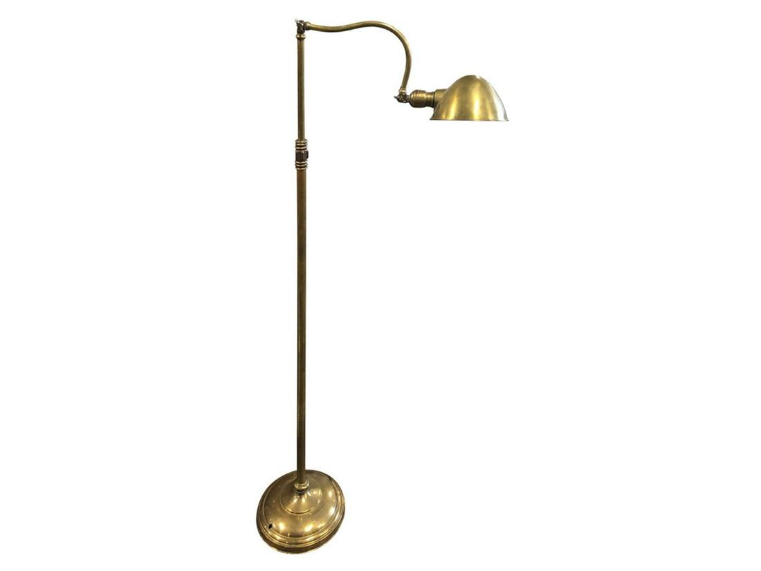 Adjustable Brass Floor Lamp by Hubbell (1 of 2)