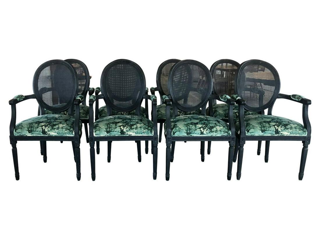 Restoration Hardware Chairs in Kelly Wearstler Fabric (1 of 9)