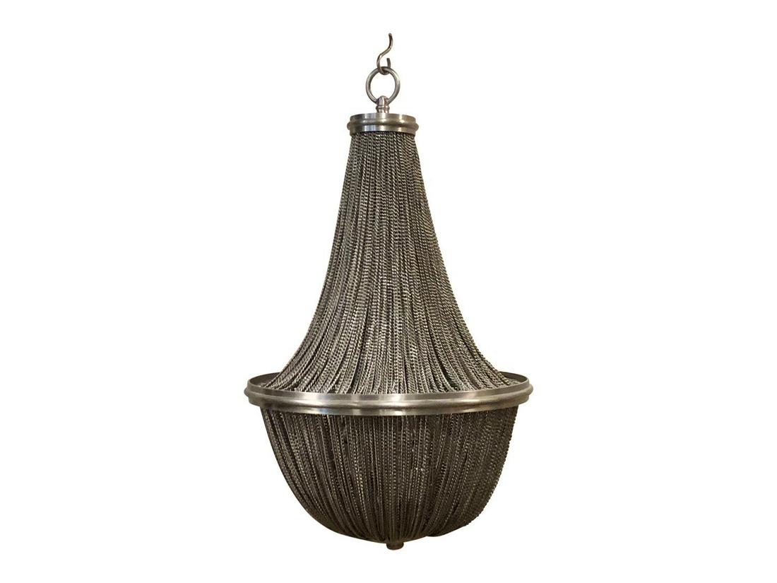 Restoration Hardware Chainmail Chandelier (1 of 8)