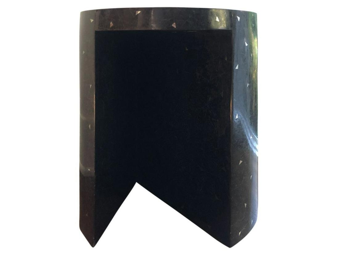 Modern Black Marble Occasional Table (1 of 7)