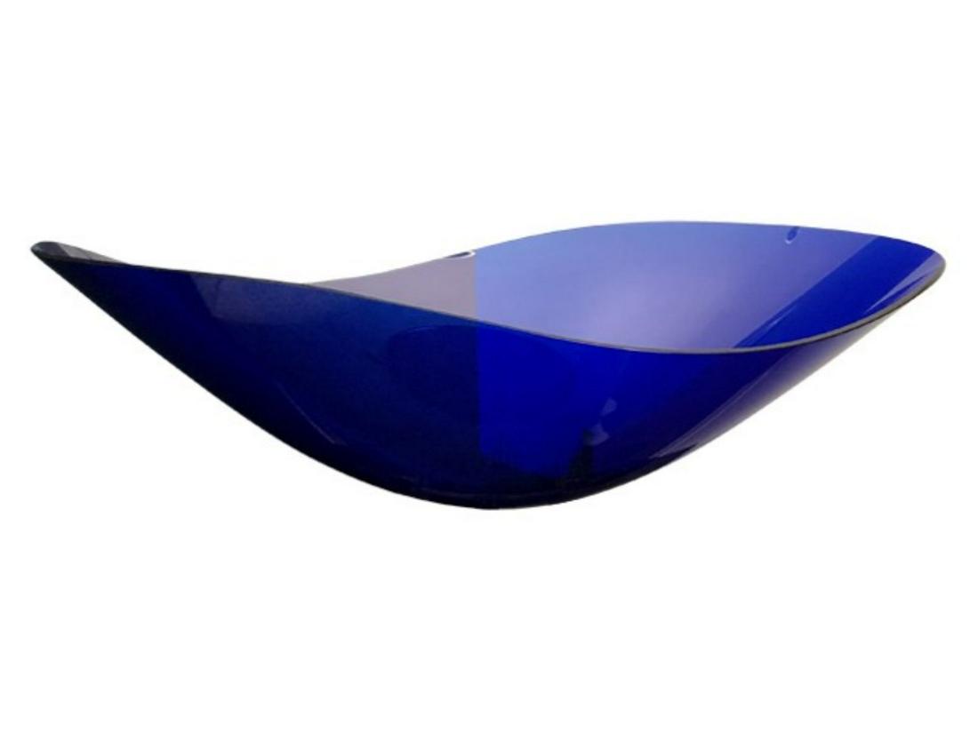 Cobalt Blue Glass Dish (1 of 4)