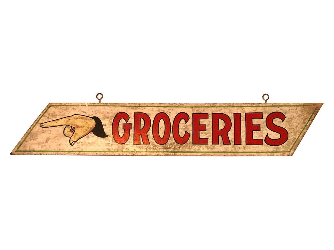 Vintage Groceries Sign (1 of 5)