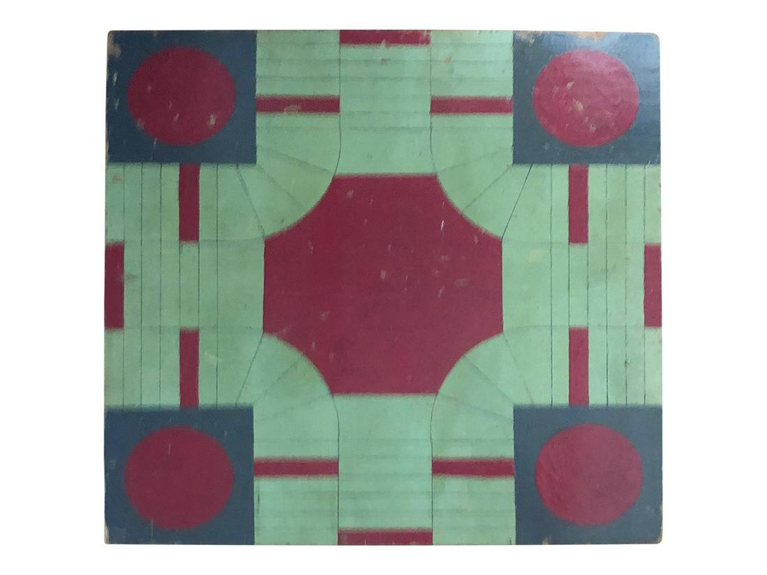 Vintage Two Sided Painted Game Board (1 of 5)