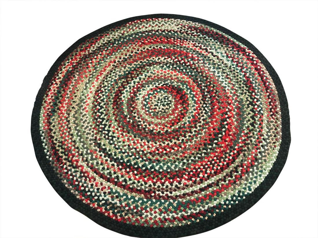 Round Braided Rugs, Pair (1 of 7)