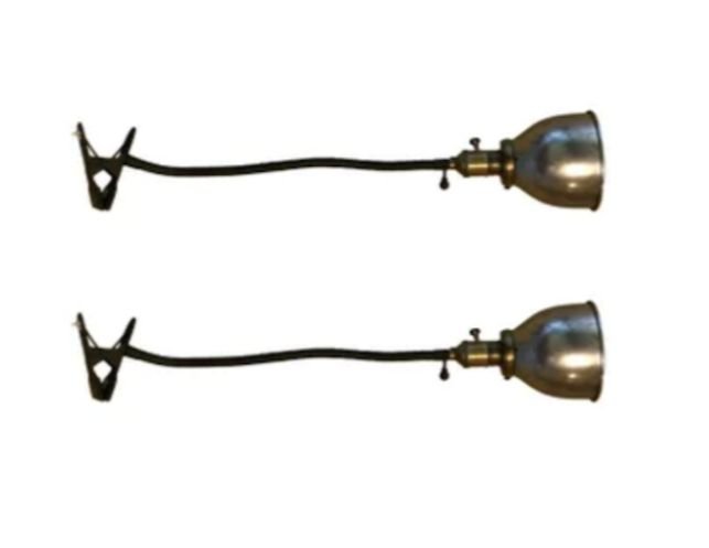 Restoration Hardware Clip on Lights, Pair (1 of 2)
