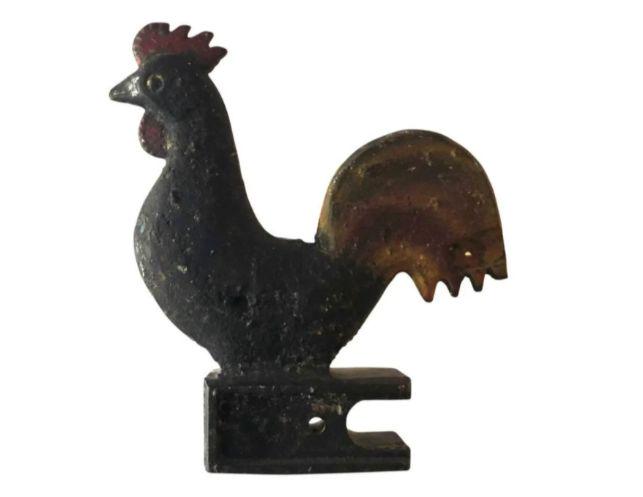 Cast Iron Rooster Windmill Weight (1 of 3)