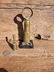 Pair miniature brass modern statues