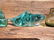 Pair miniature brass modern statues - 3