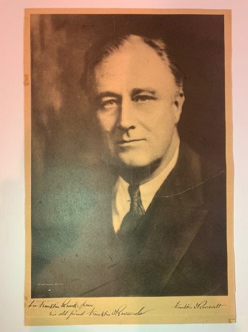 FDR Signed Oversized Photo- JSA (1 of 2)