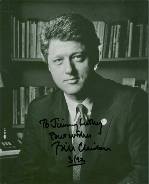 Bill Clinton Signed 8" x 10" Photograph (JSA) (1 of 1)