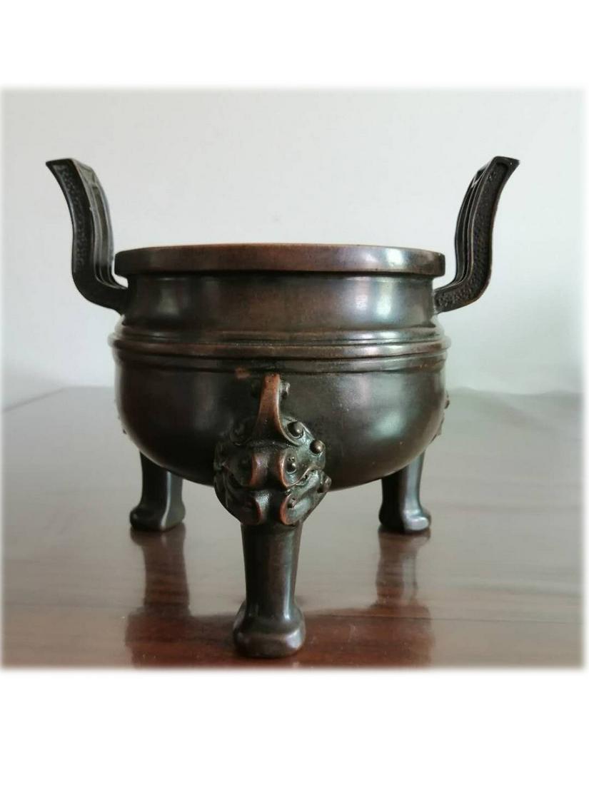 THREE-LEGGED DOUBLE-HANDLED CENSER (1 of 2)