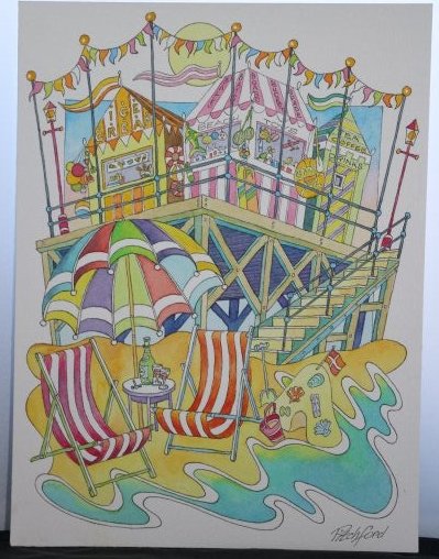 Original Watercolour and Ink by Artist Neil Pitchford (1 of 7)